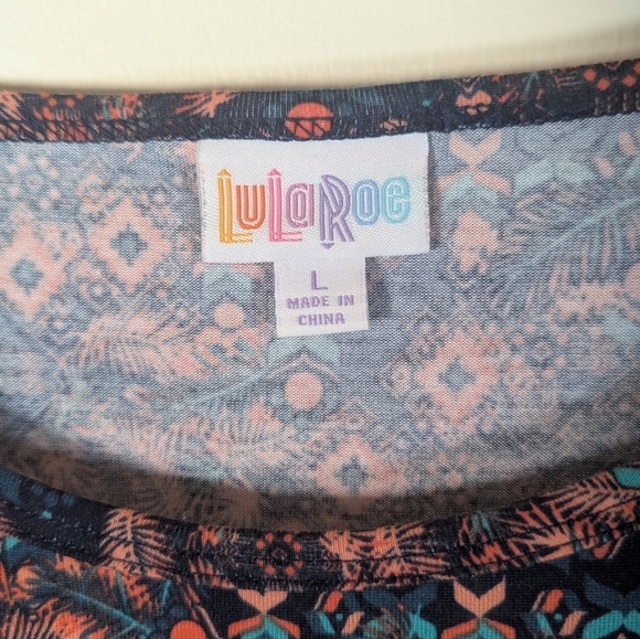 LuLaRoe Julia Dress - Size Large - Picture 4 of 6